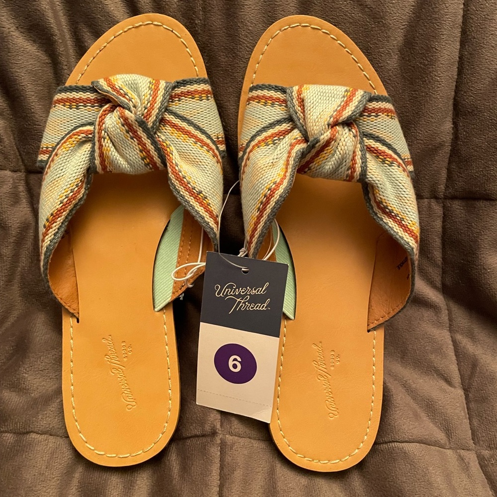 Women’s Universal Thread melody sandals teal